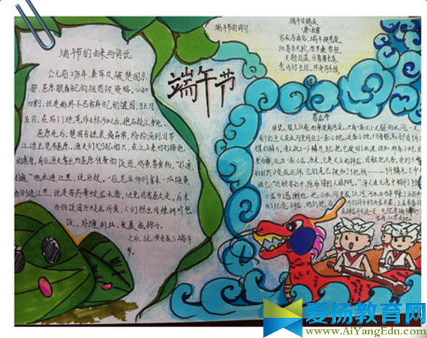 端午节手抄报图片