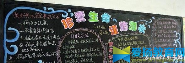 关于小学珍爱生命黑板报