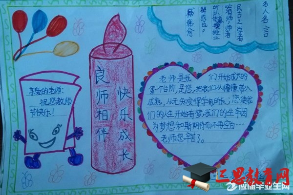 教师节手抄报图片大全